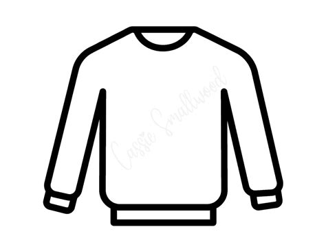 Blank Sweater Printable