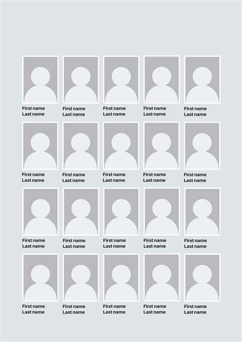 Blank Yearbook Page Template