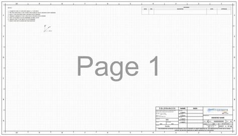 Blank engineering drawing template word Ebook Doc