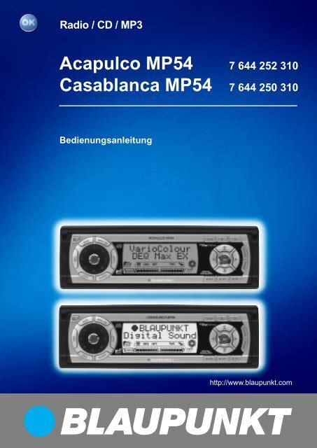 Blaupunkt Acapulco MP54 Ebook PDF