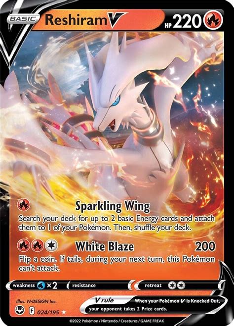 Blaze with Glory: An In-Depth Exploration of Reshiram Pokémon Cards