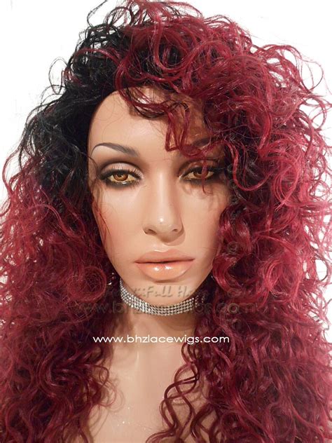 Blazing Red Wig: