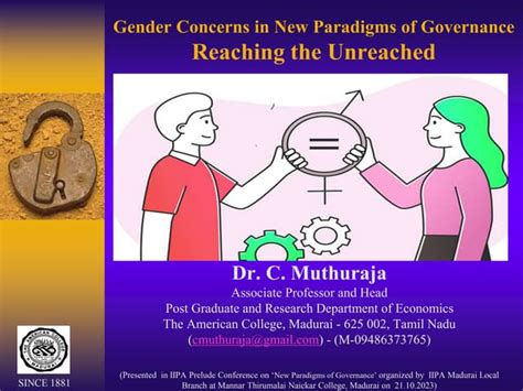 Blending the Concerns : Gender and Governance Epub