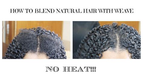 Blending with natural hair: