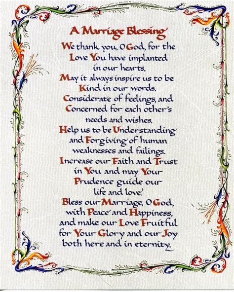 Blessing of Marriage: