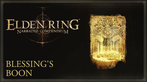 Blessings' Boon: Unravel the Mystical Power in Elden Ring