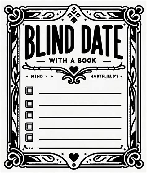 Blind Date With A Book Template