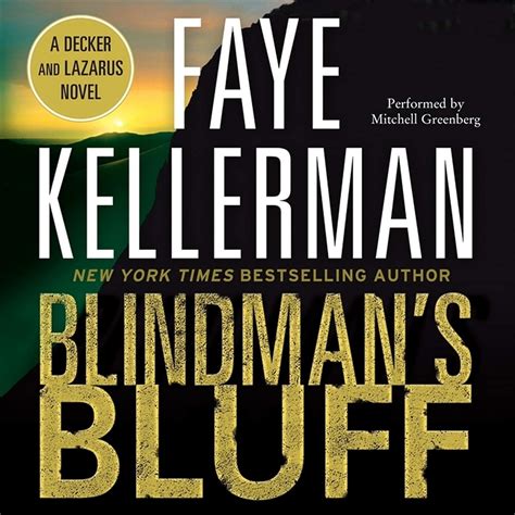 Blindman s Bluff by Faye Kellerman Unabridged CD Audiobook Peter Decker Rina Lazarus Novel Kindle Editon