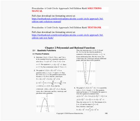 Blitzer Precalculus 3rd Edition Solutions Doc