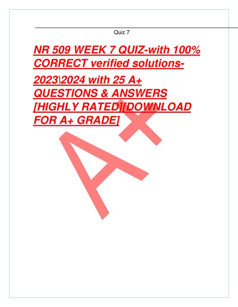 Blm 7 Quiz Answers PDF