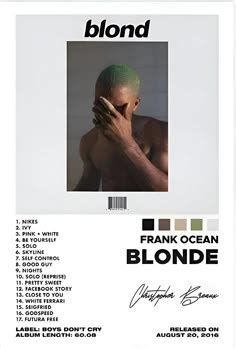 Blond: Frank Ocean's Iconic Fashion Statement