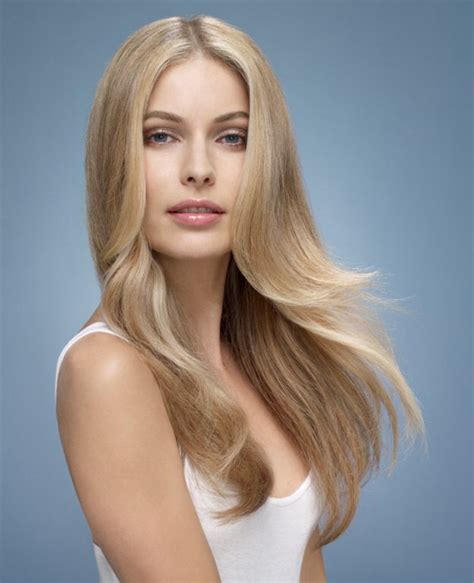 Blonde, long hair