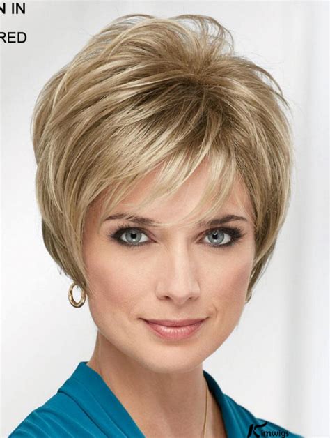 Blonde 8" Boycuts Fabulous Capless Synthetic Wigs