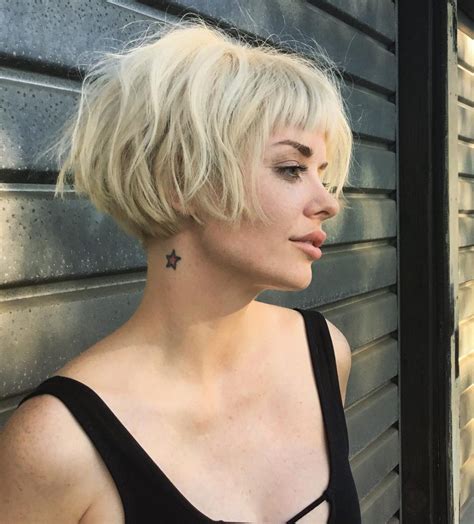 Blonde Bang Bob: 101 Chic and Edgy Hairstyles to Turn Heads