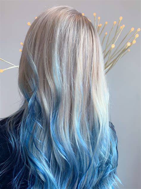 Blonde Blue Hair Color: A Radiant Blend of Ice and Gold