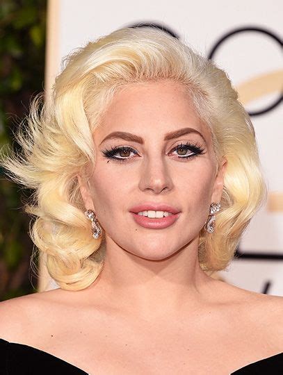 Blonde Bombshell: Lady Gaga's Curly Shoulder-Length Wigs