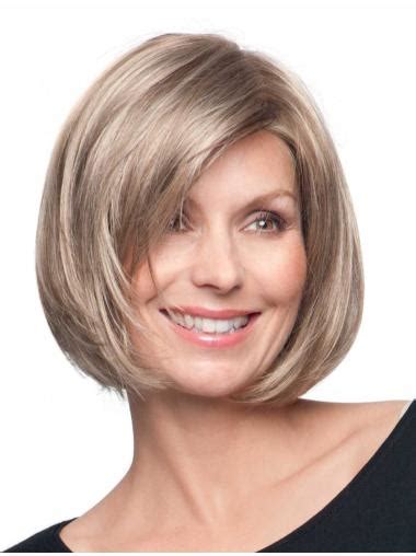 Blonde Braw Monofilament Synthetic Medium Wigs