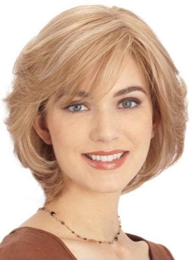 Blonde Monofilament Remy Human Hair Impressive Wigs For Cancer