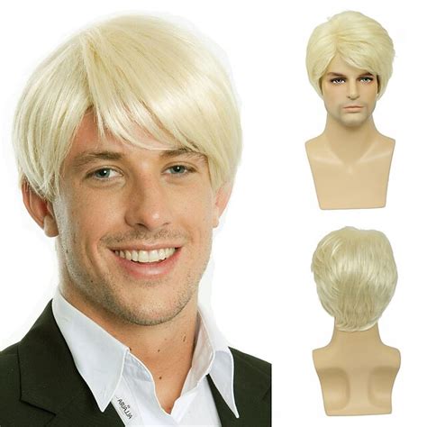 Blonde Shorty: Man Wig Sythetic 4" Cropped Wigs 2025