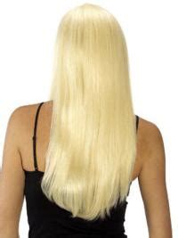 Blonde Straight Remy Human Hair Refined Long Wigs