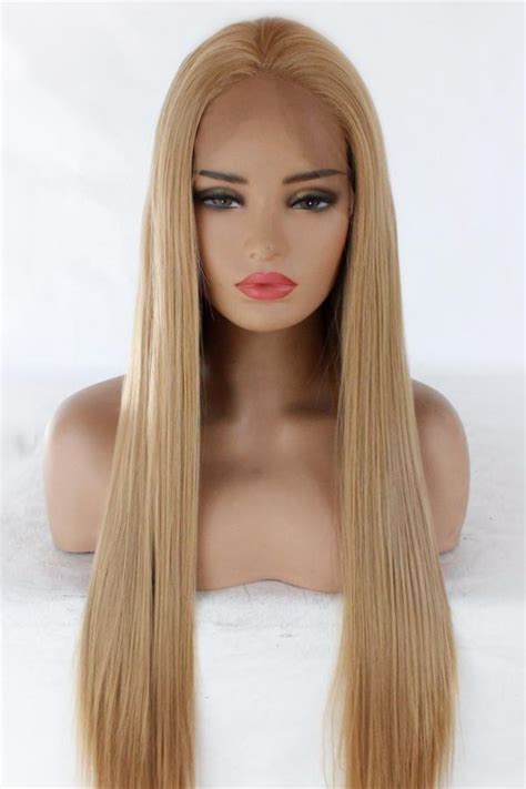 Blonde Straight Synthetic Good Long Wigs