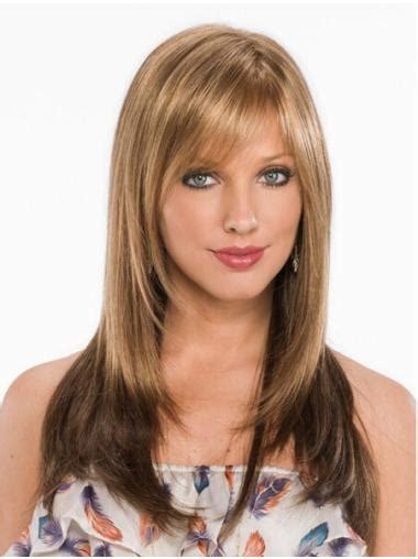 Blonde Straight Synthetic Impressive Long Wigs