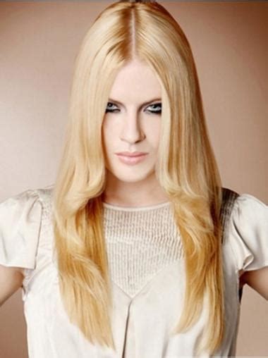 Blonde Straight Synthetic Perfect Long Wigs