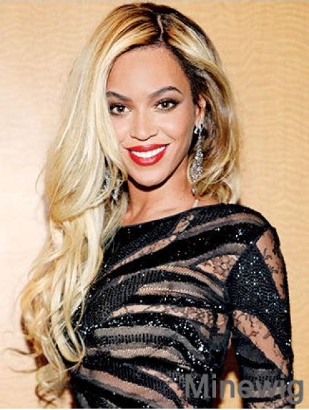 Blonde Wavy 20" Without Bangs Beyonce Wigs