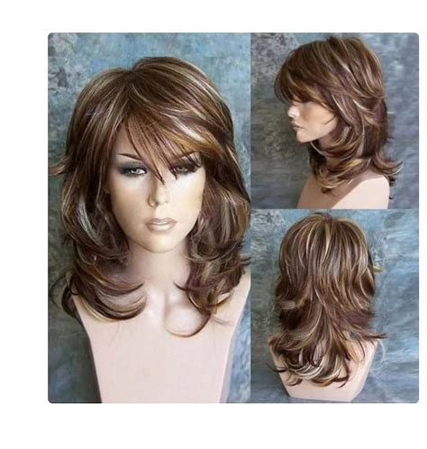 Blonde Wavy Synthetic Fashion Medium Wigs