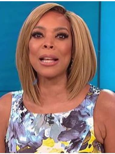 Blonde Wendy Williams Hair: Long, Flowing Straight Celebrity Wigs