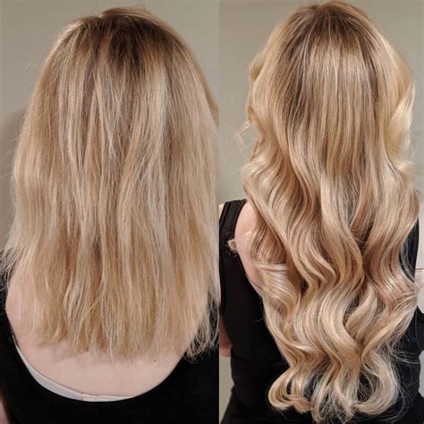 Blonde hair with extensions