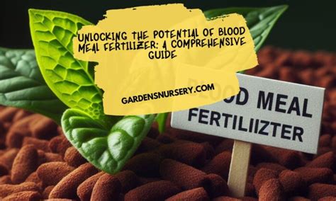 Blood Bone Fertilizer: The Unlocking Potential with 10,000+ Uses