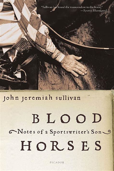 Blood Horses Shelf Talker Notes of a Sportswriter s Son Doc