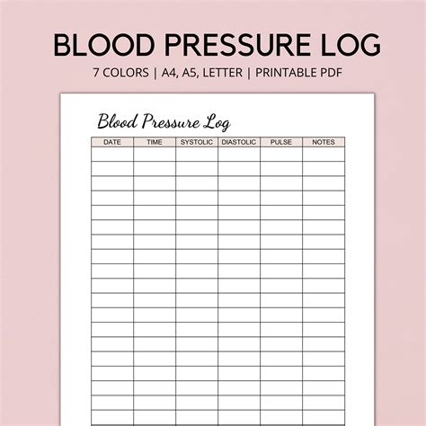Blood Pressure Record Book Blood Pressure Log Book with Blood Pressure Chart for Daily Personal Record and your health Monitor Tracking Numbers of Blood Pressure Log for Patients Volume 1 Doc