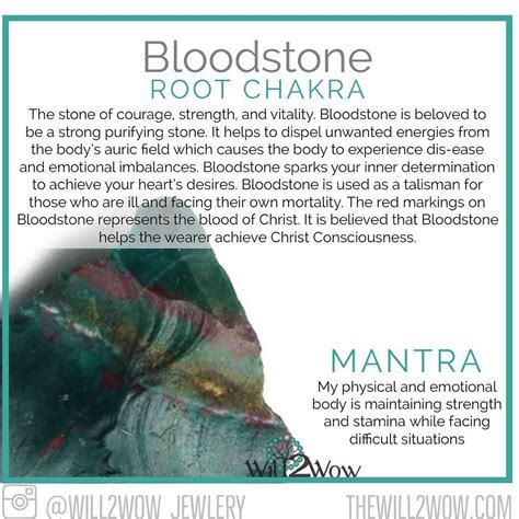 Bloodstone Crystals: The Stone of Courage, Strength, and Vitality