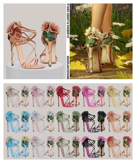 Bloom into Style: Heels with Flowers That Blossom with Enchantment