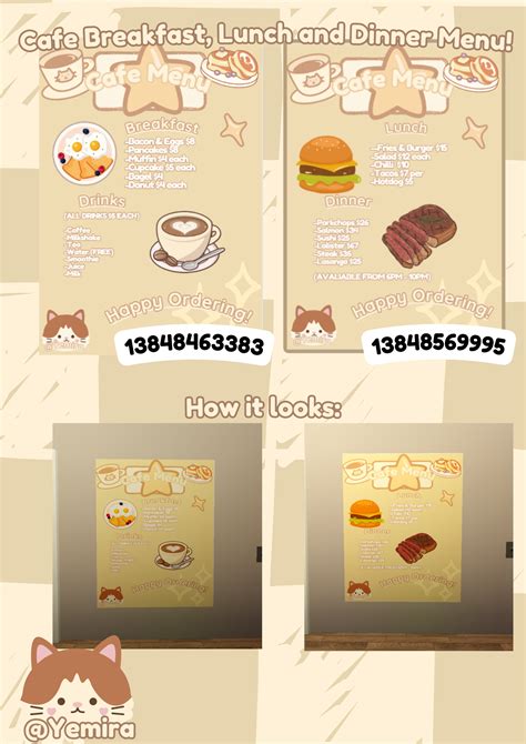 Bloxburg Menu: An In-Depth Guide to Catering To Virtual Gastronomes