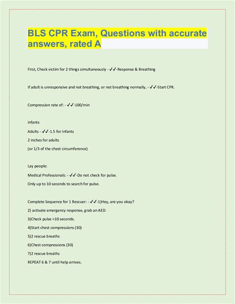 Bls Test Version C Answers Doc