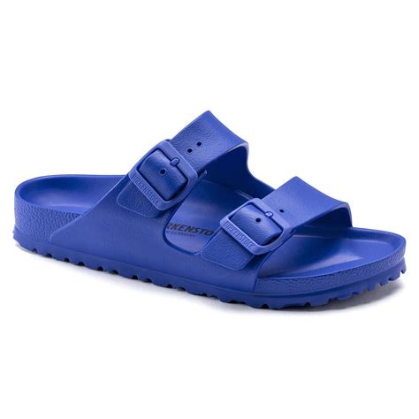 Blue Birkenstock sandals