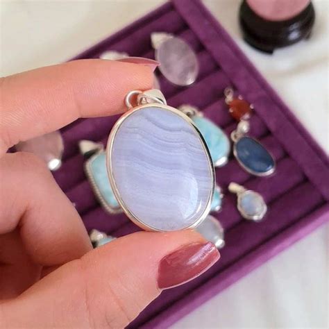 Blue Chalcedony (Lace Agate):