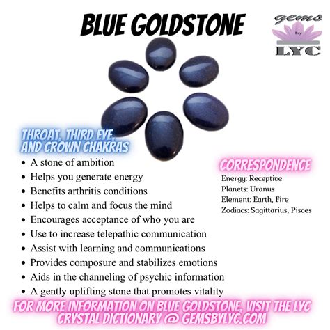 Blue Goldstone Crystal: A Guide to Its Properties, Benefits, and Uses