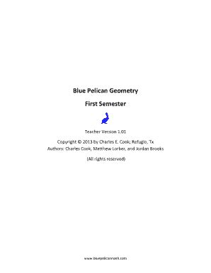 Blue Pelican Math Geometry Second Semester Answers Kindle Editon