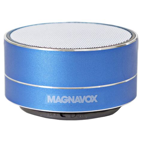 Blue Portable Stereo Speaker Computer Reader