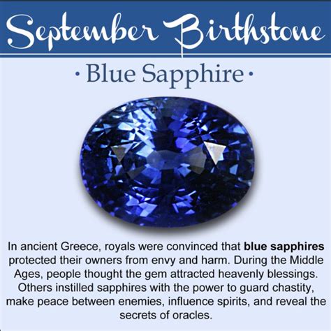 Blue Sapphire: The Traditional Birthstone