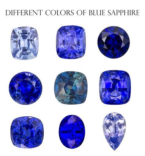 Blue Sapphires: