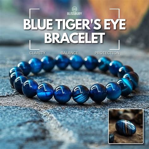 Blue Tigers Eye Bracelet: A Shimmering Talisman of Courage and Protection