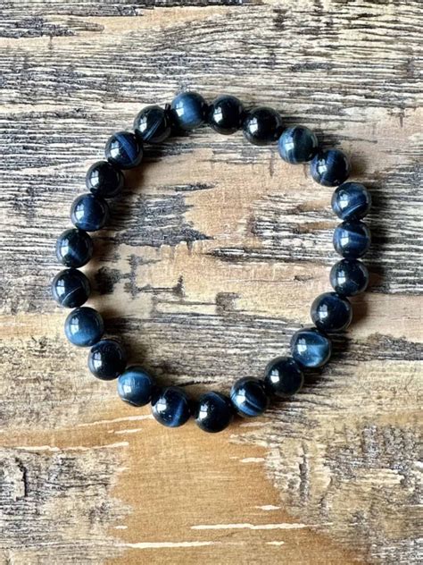 Blue Tigers Eye Bracelet: A Stone of Strength and Protection