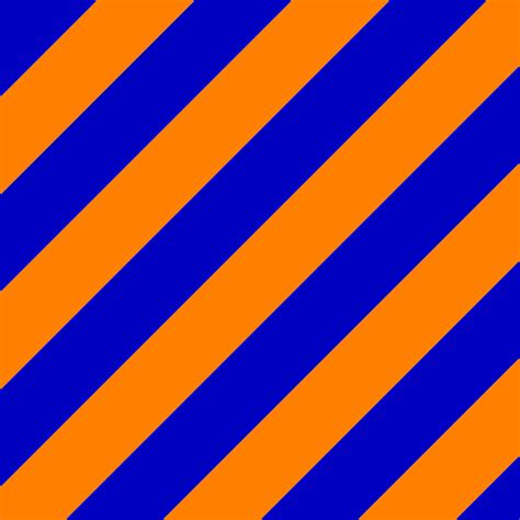 Blue and Orange Stripes: