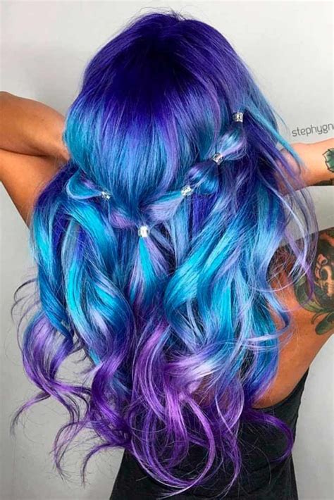 Blue and Purple Ombre Hair: A Majestic Hue for Your Locks