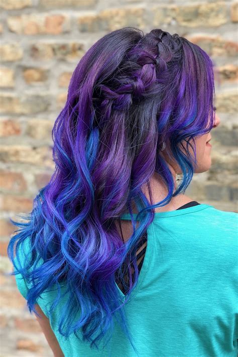 Blue and Purple Ombre Hair: A Striking and Versatile Hairstyle